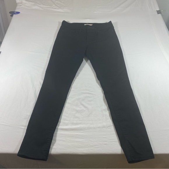 Levi’s Strauss 711 Skinny Jeans Black High Rise 31” Waist Woman’s skinny jeans - Picture 2 of 8